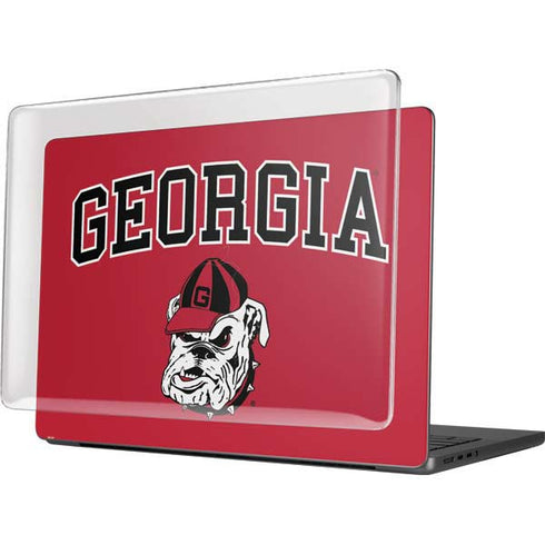 University of Georgia Bulldogs Logo MacBook Pro 14in (2021-24) Case plus Skin